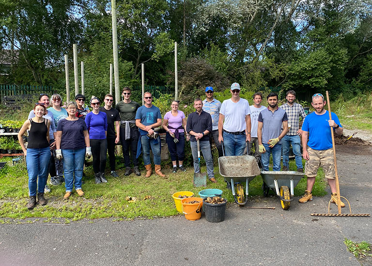 Waterman Aspen joins Atkins for volunteer work in North West - all team photo