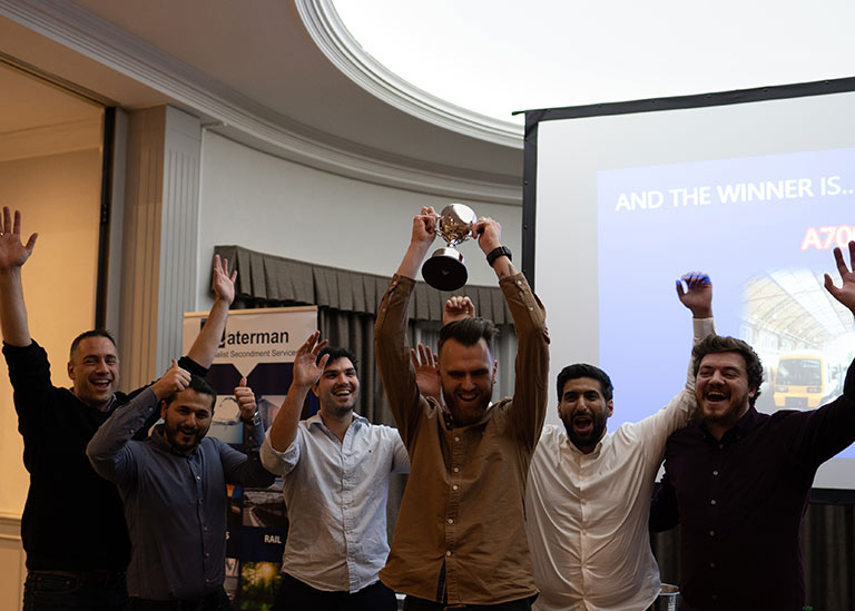 Waterman Aspen celebrates Rail and Aviation Team success