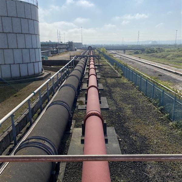 Pipeline works in the ground at Avove Utilities