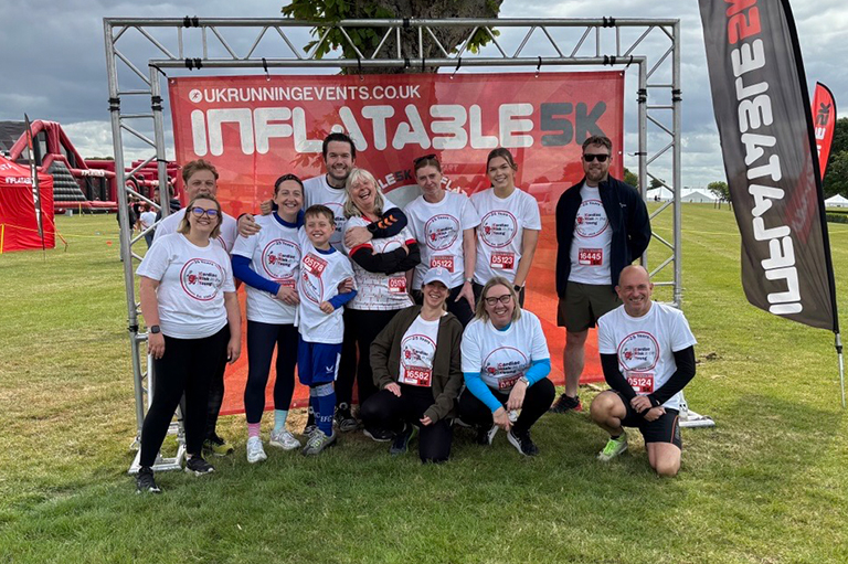 Inflatable 5k obstacle run